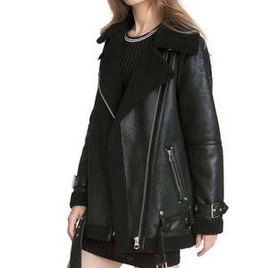 *No Belt* Avec Les Filles  Faux Shearling Jacket